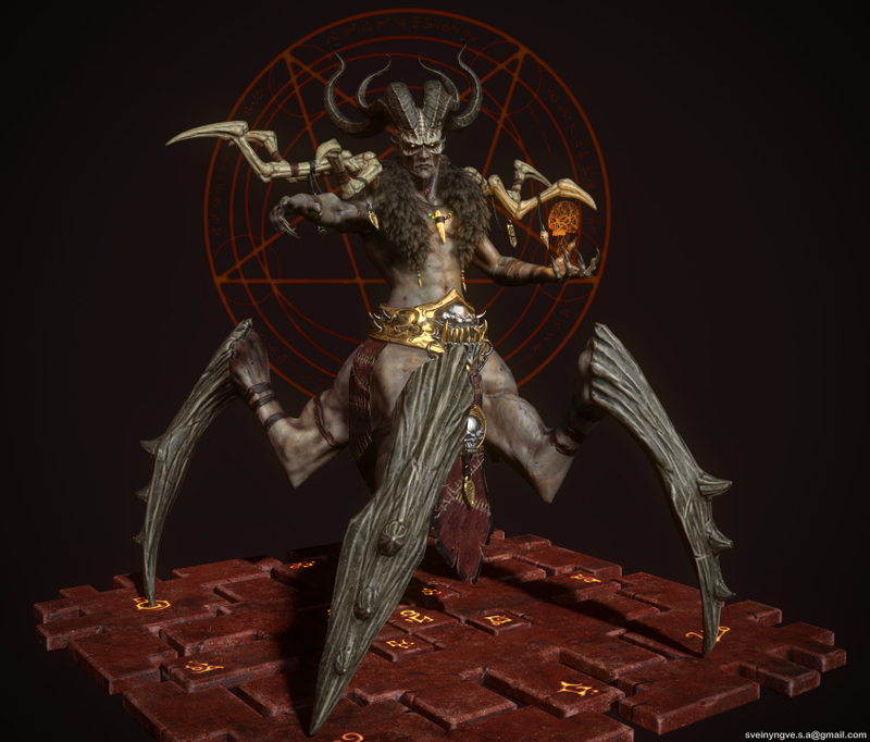 Illustration for article titled Diablo II's Final Boss, Looking Unusually Badass